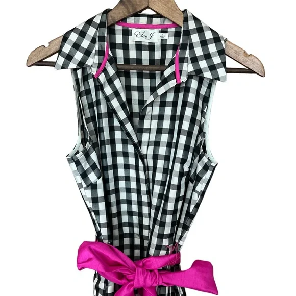 Eliza J Print Woven Shirtdress - Picture 4 of 11